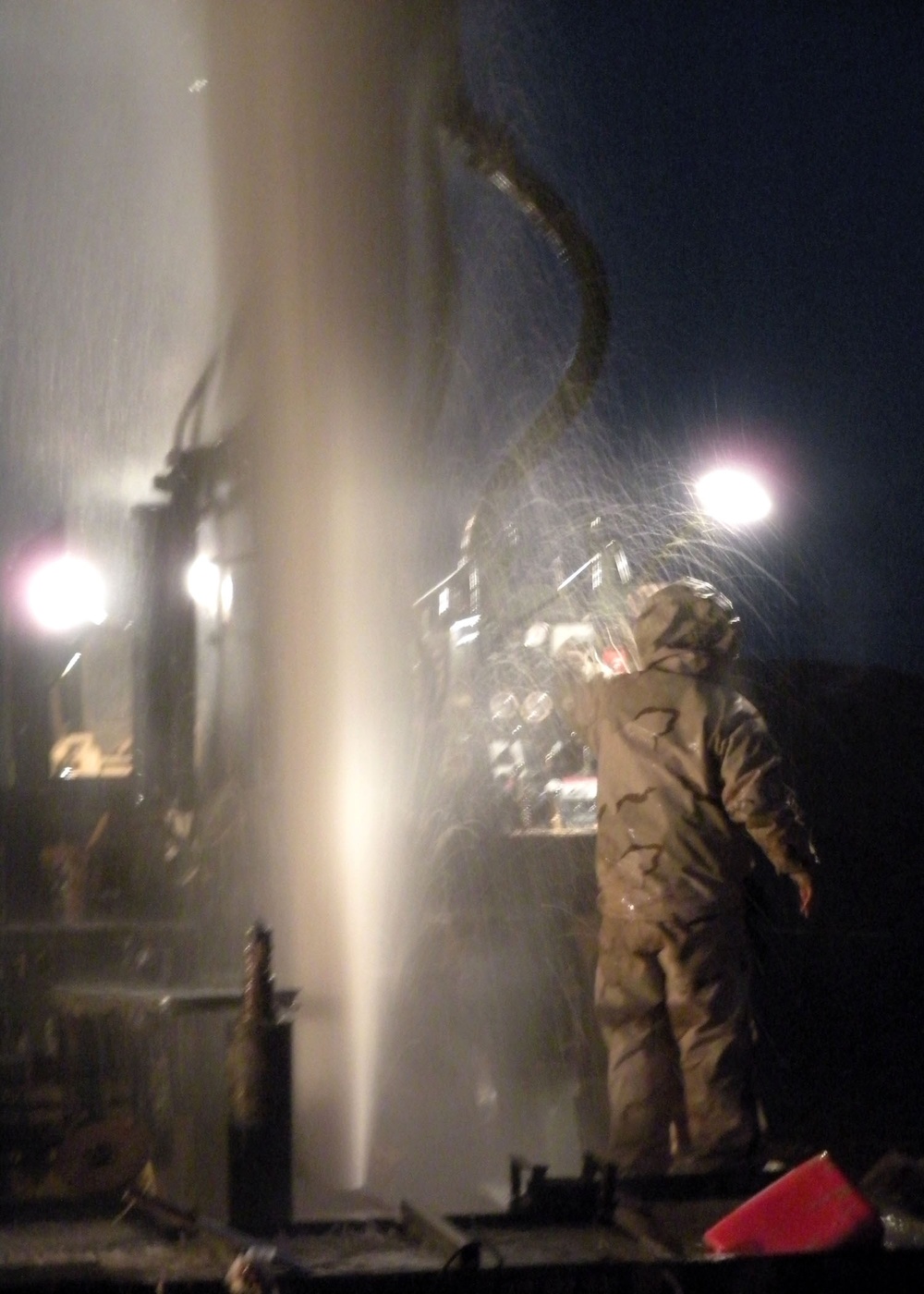 NMCB 74 Water Well Det Develops First Artesian Well