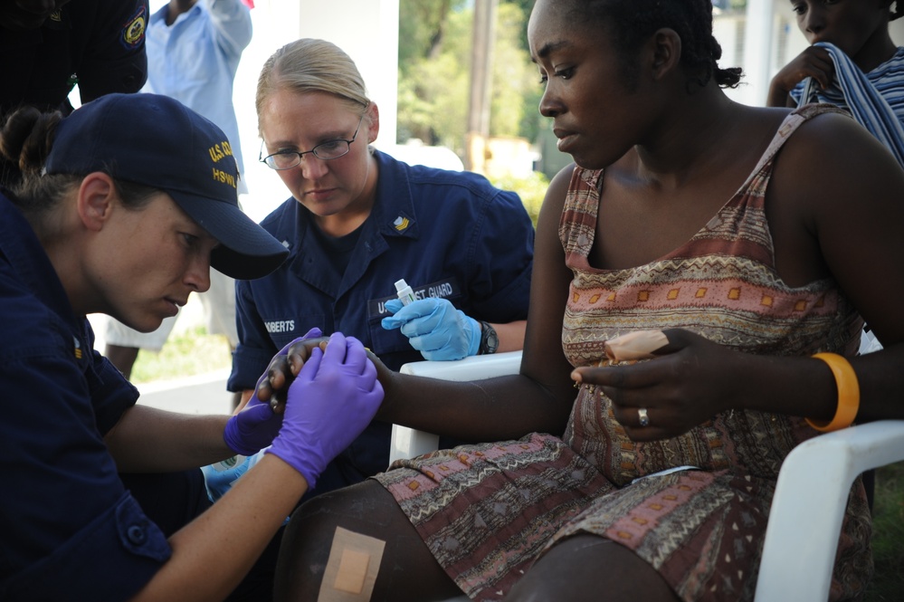 Coast Guard in the Port of Port-au-Prince