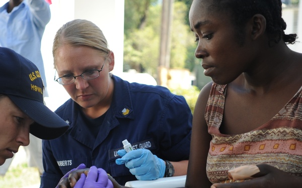 Coast Guard in the Port of Port-au-Prince
