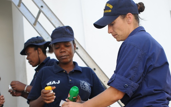 Coast Guard in the Port of Port-au-Prince