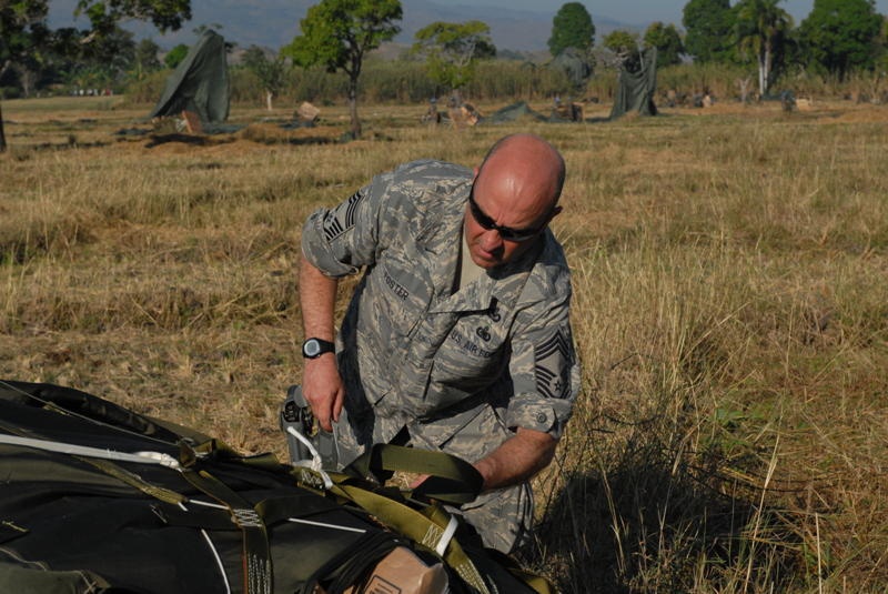 Supply drop in Haiti