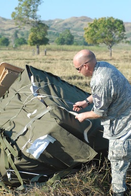 Supply drop in Haiti