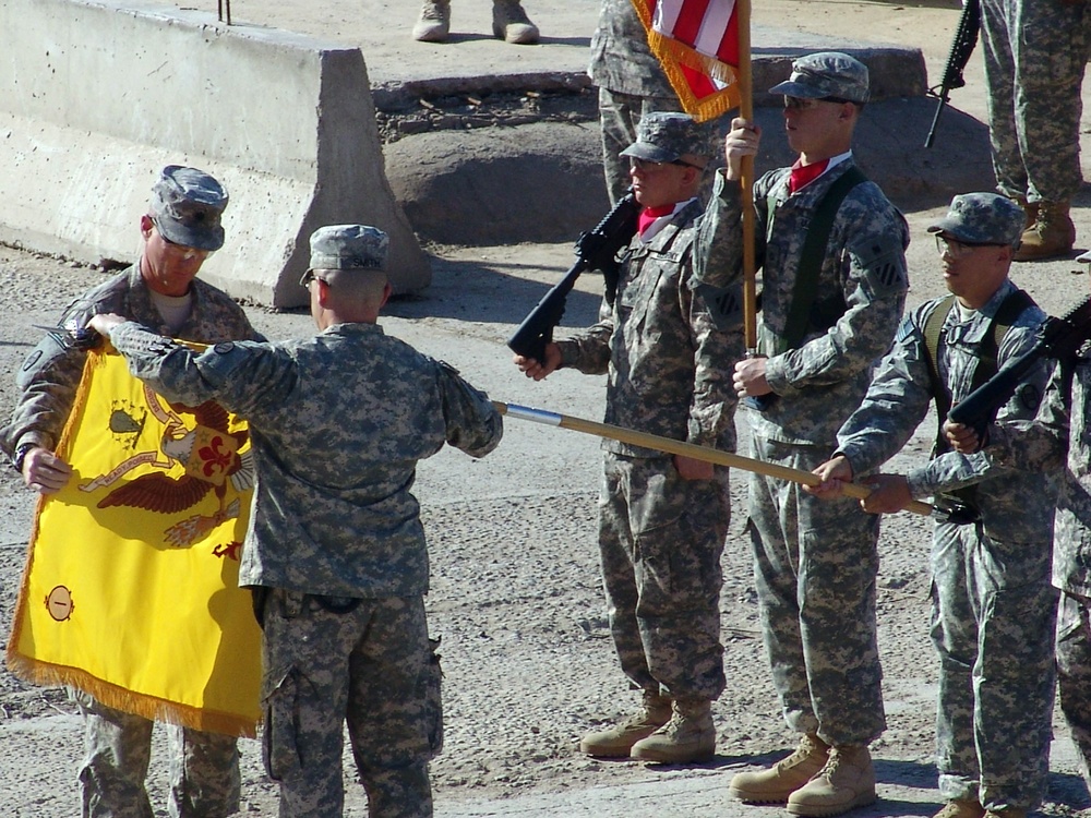 Cavalry takes 'reins' of command at Forward Operating Base Falcon in Iraq