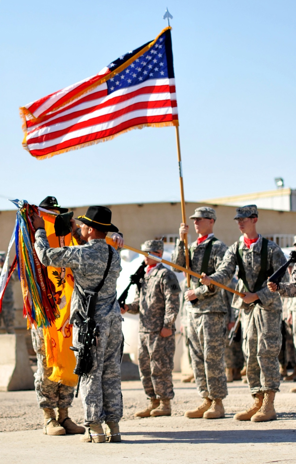 Cavalry takes 'reins' of command at Forward Operating Base Falcon in Iraq