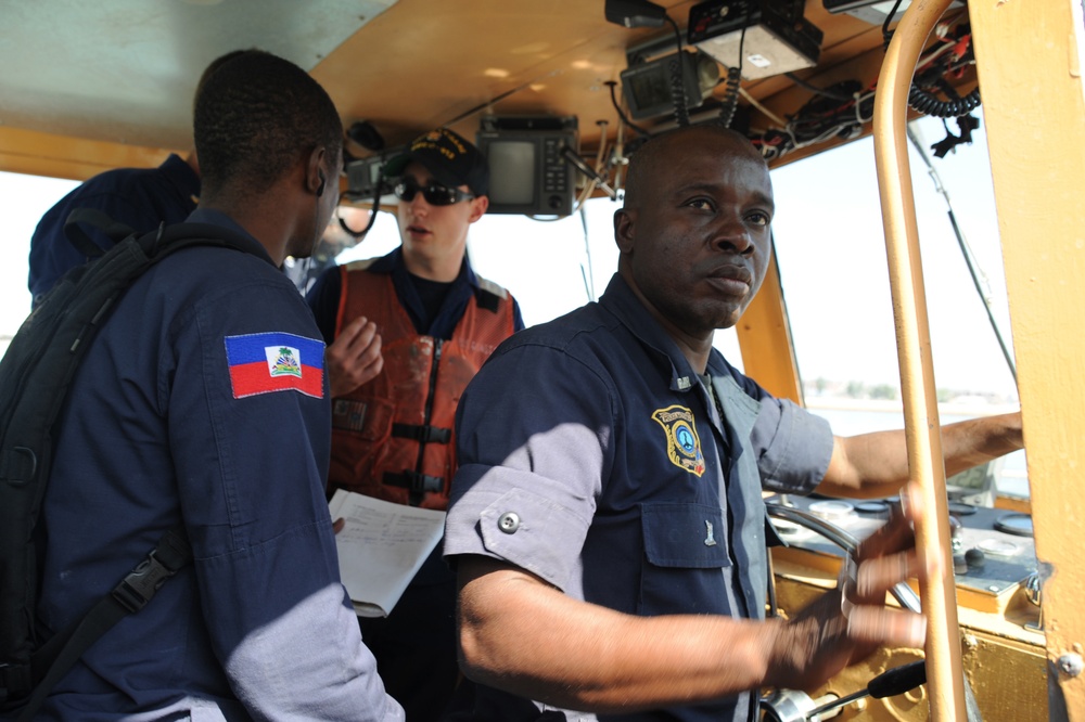 Haiti U.S. CG Patrol Port Au Prince