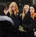 Redskins cheerleaders entertained by gifted musicians