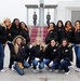 Redskins cheerleaders entertained by gifted musicians