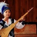 Redskins cheerleaders entertained by gifted musicians