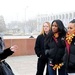 Redskins cheerleaders entertained by gifted musicians