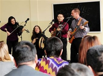 Celtic Aire brings Irish-American culture to Kyrgyz community