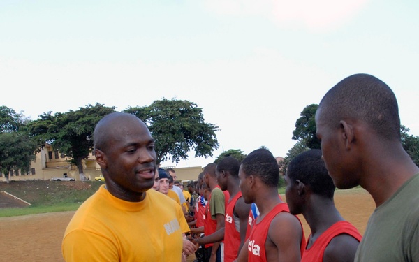 USS Samuel B. Roberts in Sao Tome and Principe