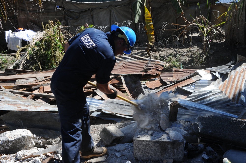 Coast Guard in the Port of Port-au-Prince Haiti