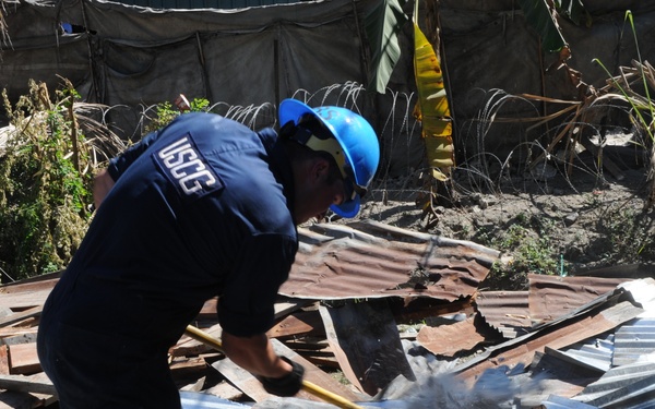 Coast Guard in the Port of Port-au-Prince Haiti