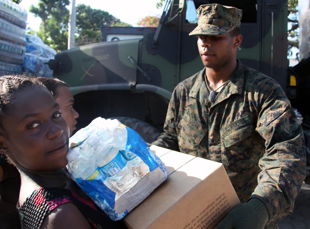Combat Logistics Battalion-22 helps Petit Goave get back on its feet
