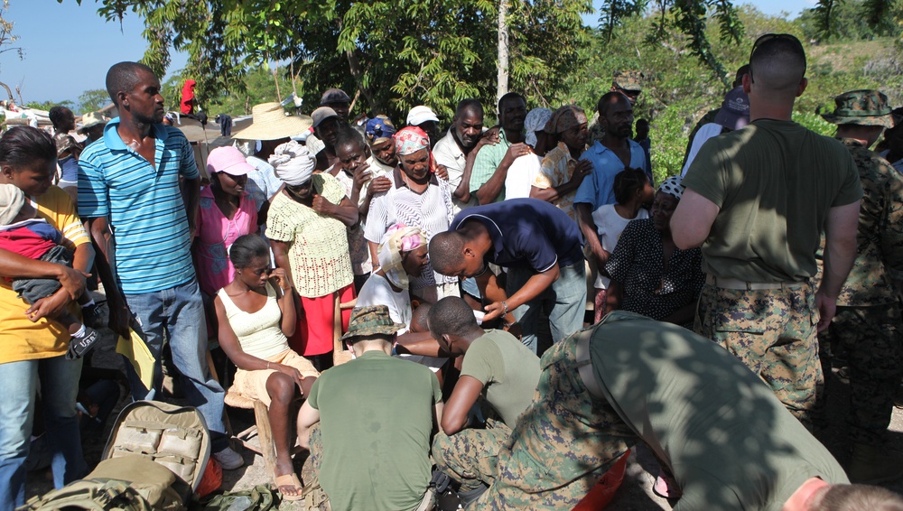 22nd MEU's ongoing effort to provide relief aid in support of Operation Unified Response