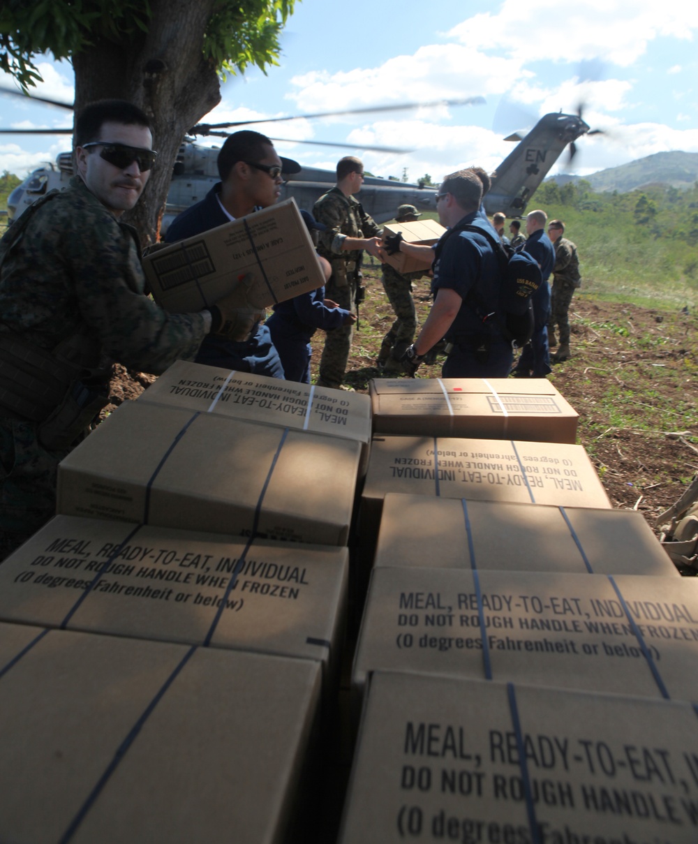 22nd MEU's ongoing effort to provide relief aid in support of Operation Unified Response