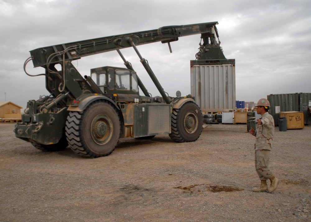 NMCB 74 Supply Dept on the Job at Camp Krutke