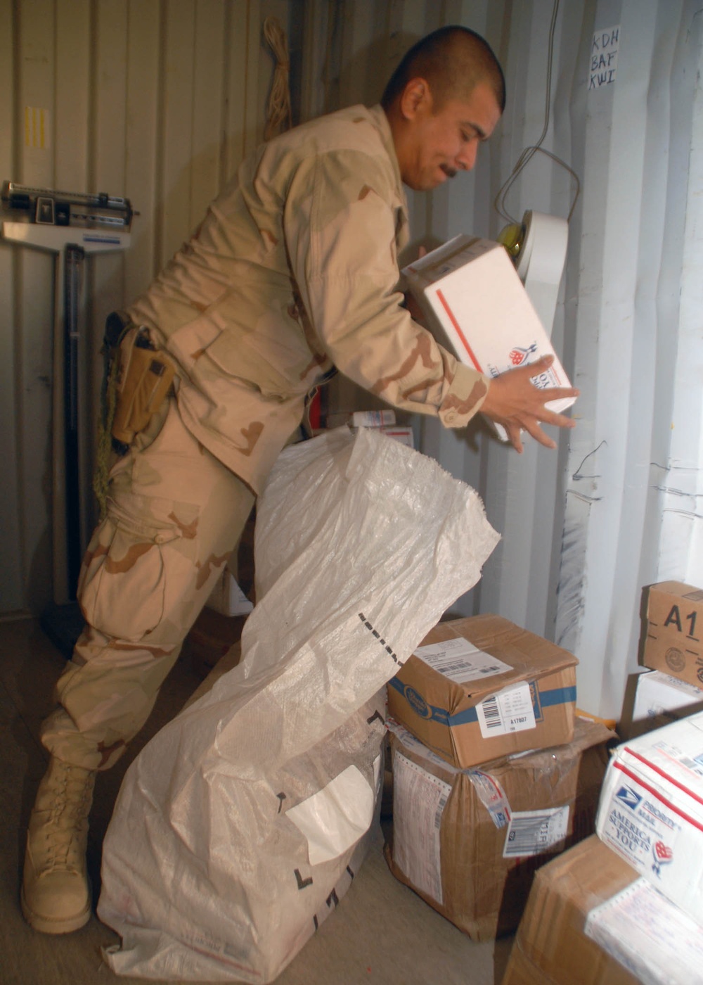 NMCB 74 Supply Dept on the Job at Camp Krutke