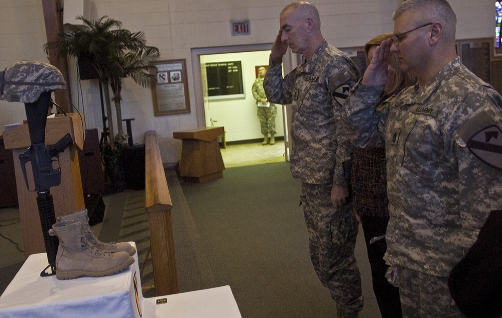 First Team honors fallen comrades