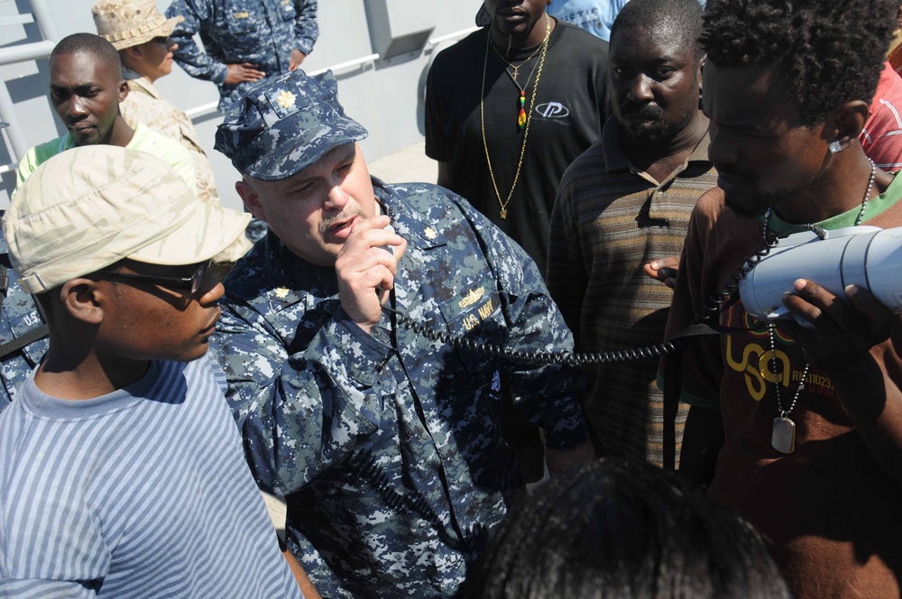 Sailors continue aid mission in Haiti