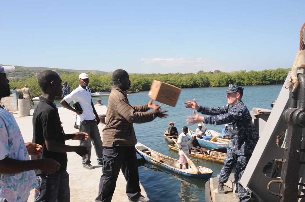 Sailors continue aid mission in Haiti