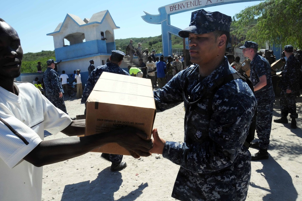 Sailors continue aid mission in Haiti