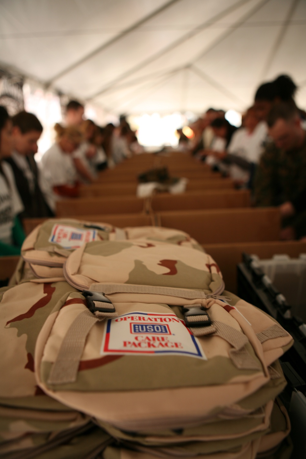 USO Host Care Packaging Party and Concert