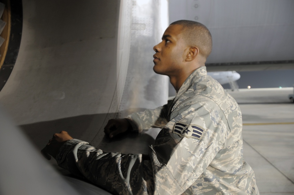 Joint Base McGuire-Dix-Lakehurst Airman, Wilson native, keeps KC-10s flying for Southwest Asia missions