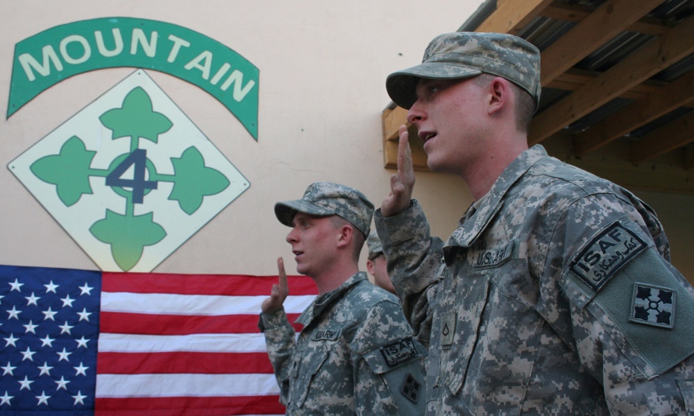 The Family That Reenlists Together, Sticks Together