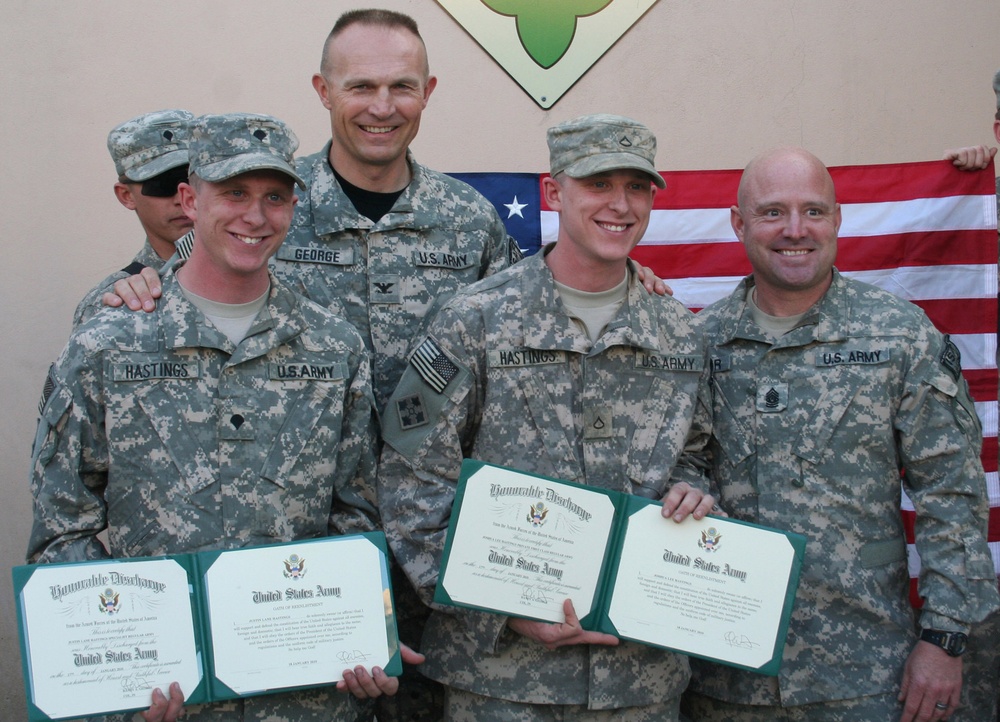 The Family That Reenlists Together, Sticks Together