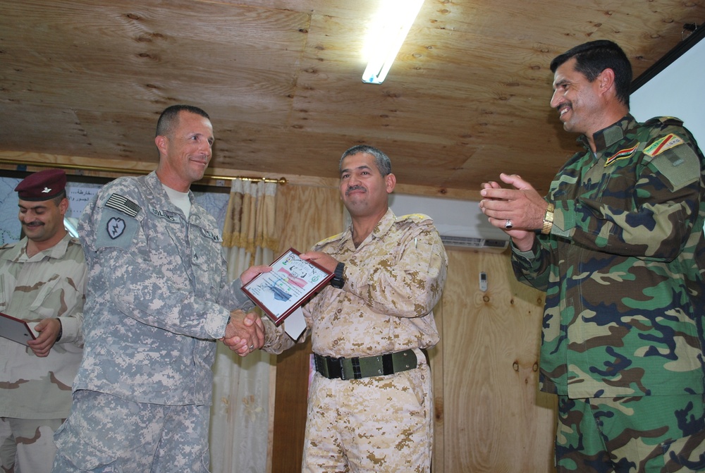 Paratrooper Receives Battlefield Promotion in Iraq