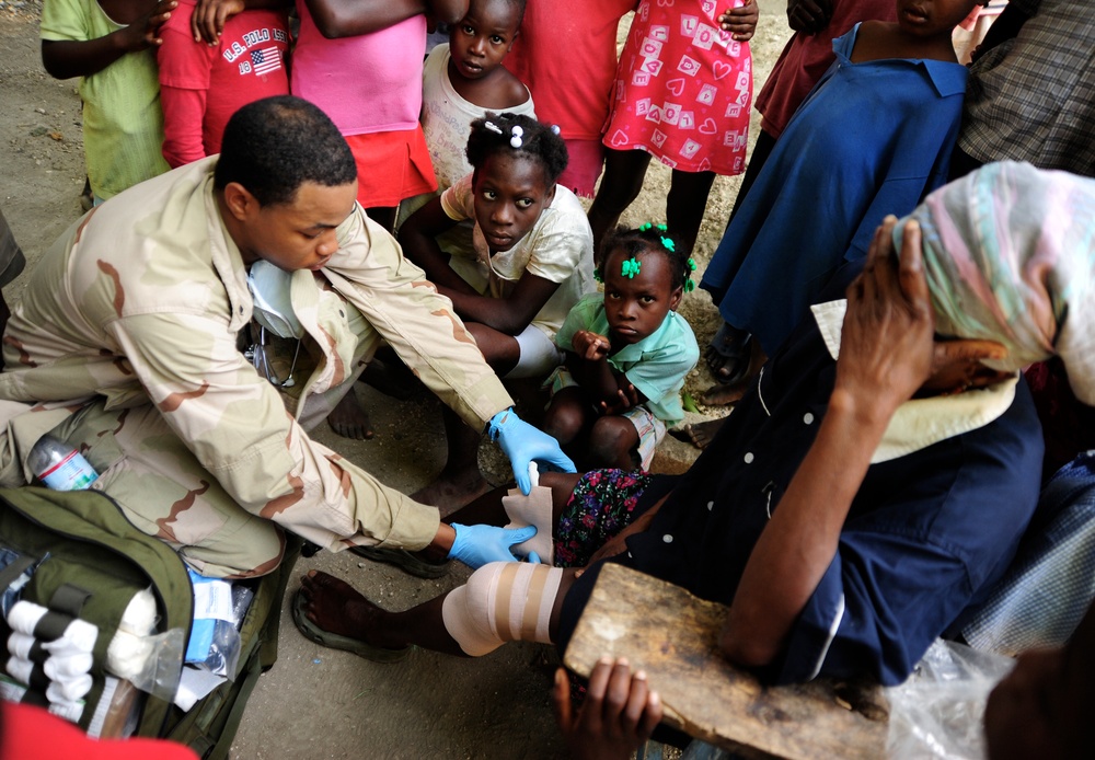 PSU 307 Visits Haitian Orphanage