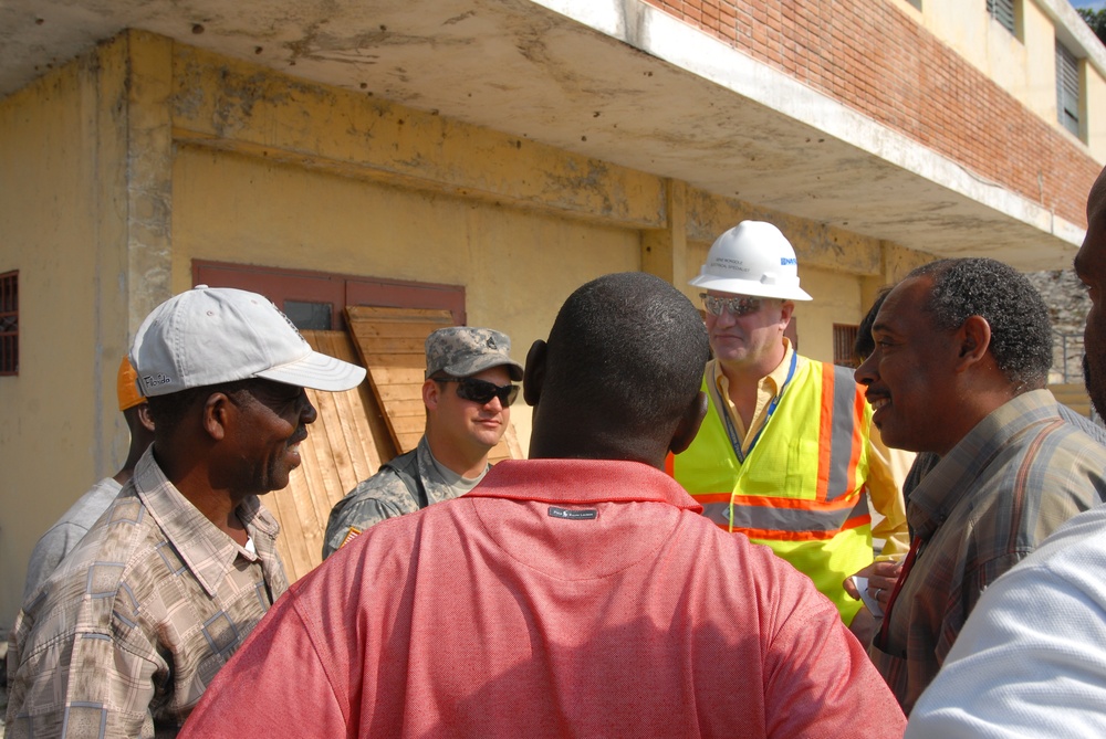 Engineers conduct damage assessment of power plant after recent earthquake