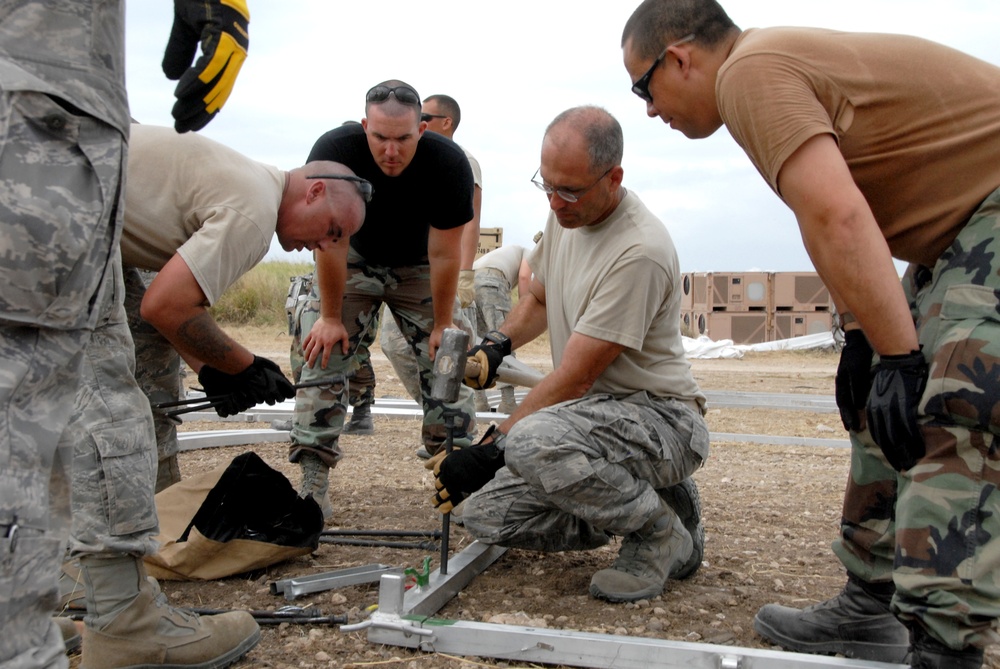 Kansas Air Guard Members Build Hospital in Haiti