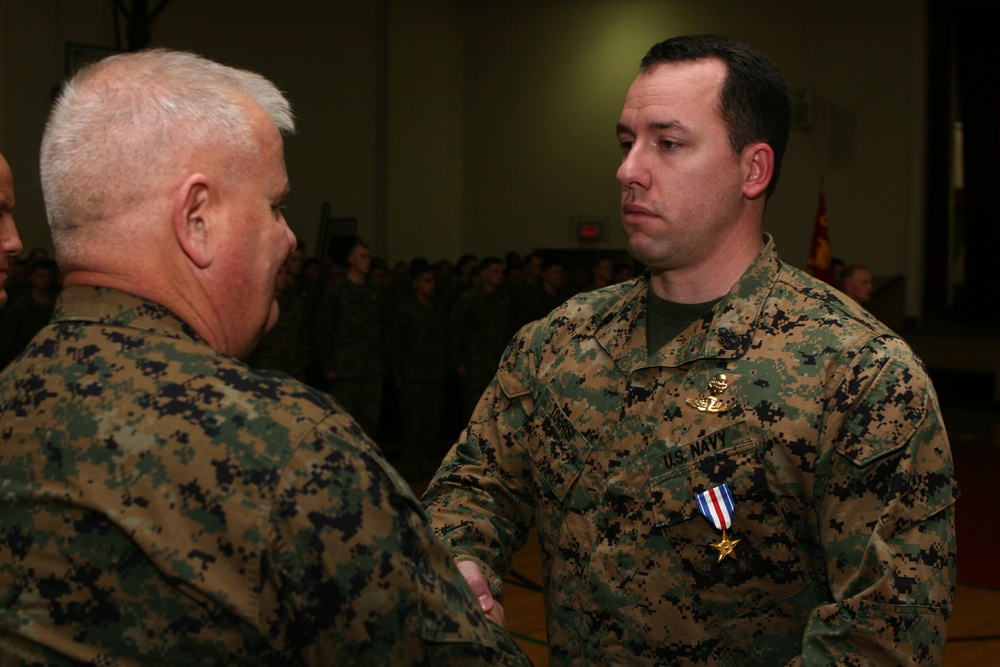MARSOC Corpsman Receives Silver Star Medal for Heroics in Afghanistan