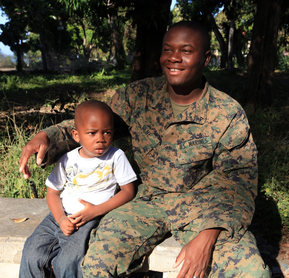 Marine assist family and native country