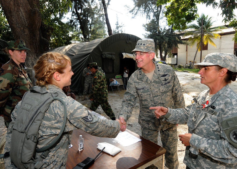 U.S. Southern Command Commander Visits Killick, Proud of Accomplishments