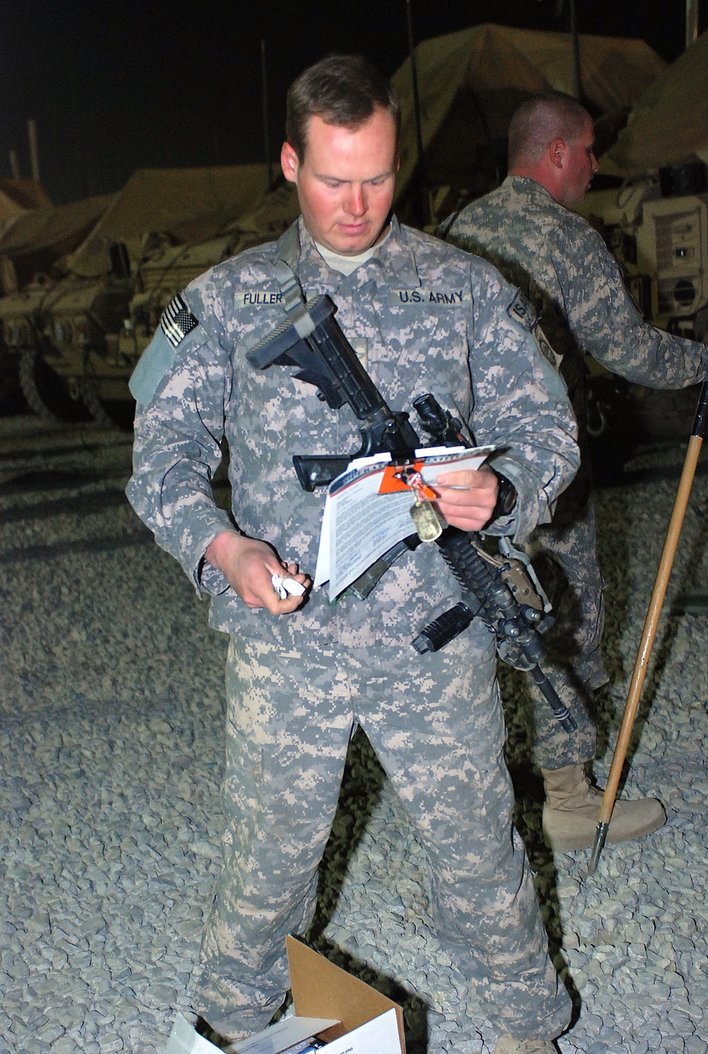 Two Paratroopers Receive Keys to New Motorcycles in Care Package