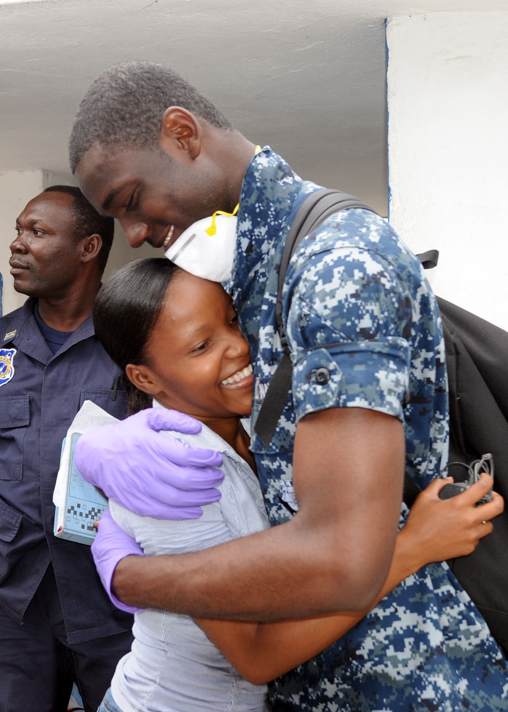 Gunston Hall Sailors reunited with family members in Haiti