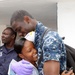 Gunston Hall Sailors reunited with family members in Haiti