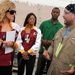 Redskins Cheerleaders Boost Troop Spirits