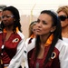 Redskins Cheerleaders Boost Troop Spirits