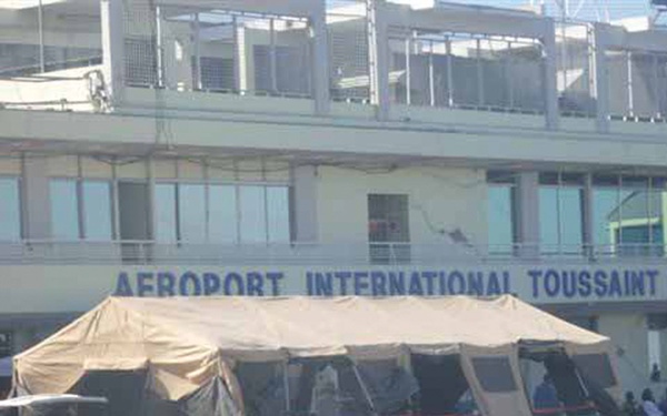 Fightertown C-12 crew supports Haiti relief