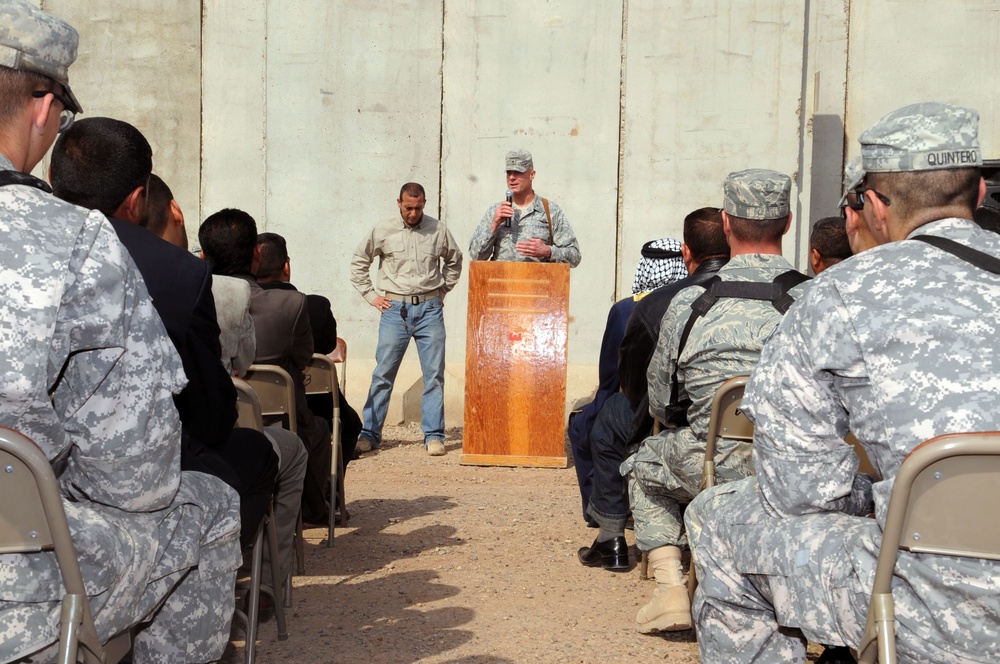 Re-opening of Iraqi Bazaar Aids Local Community