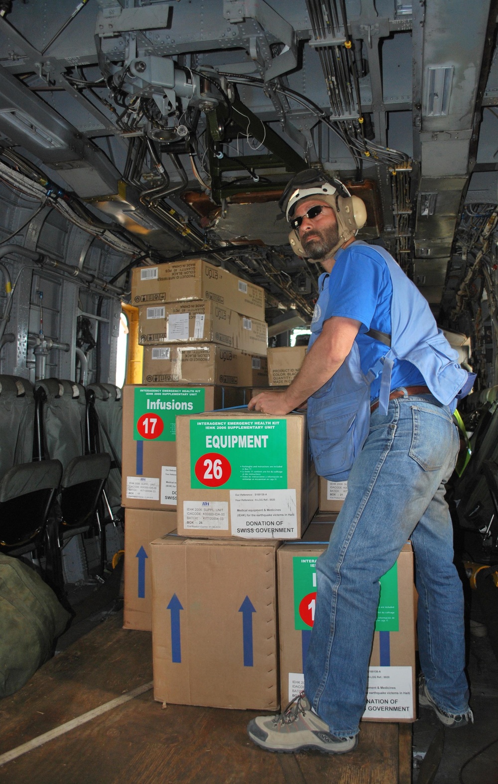 Pan American Health Organization off-loads supplies