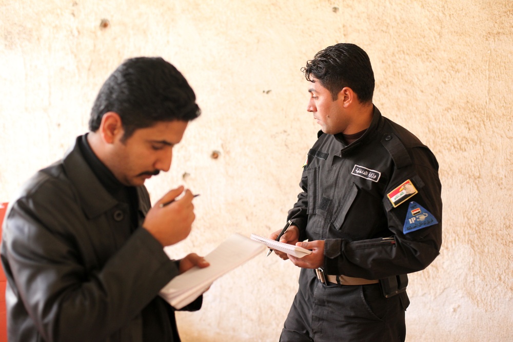 Iraqi police training