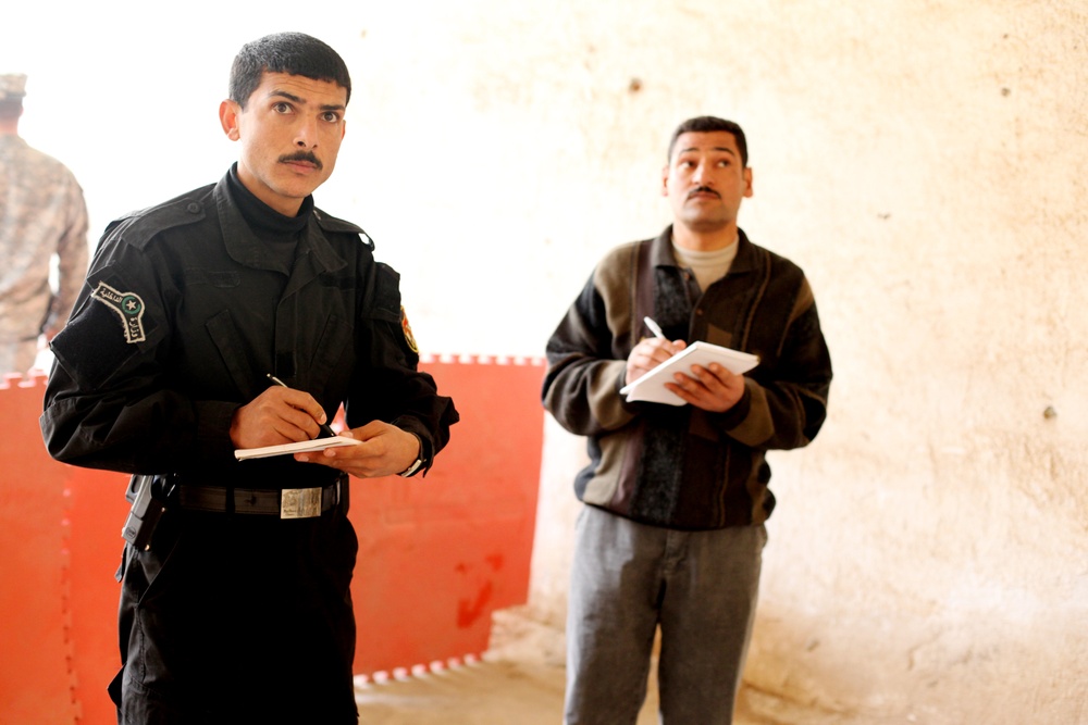 Iraqi police training