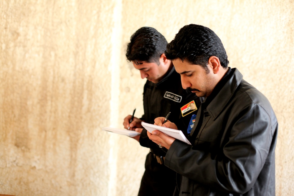 Iraqi police training