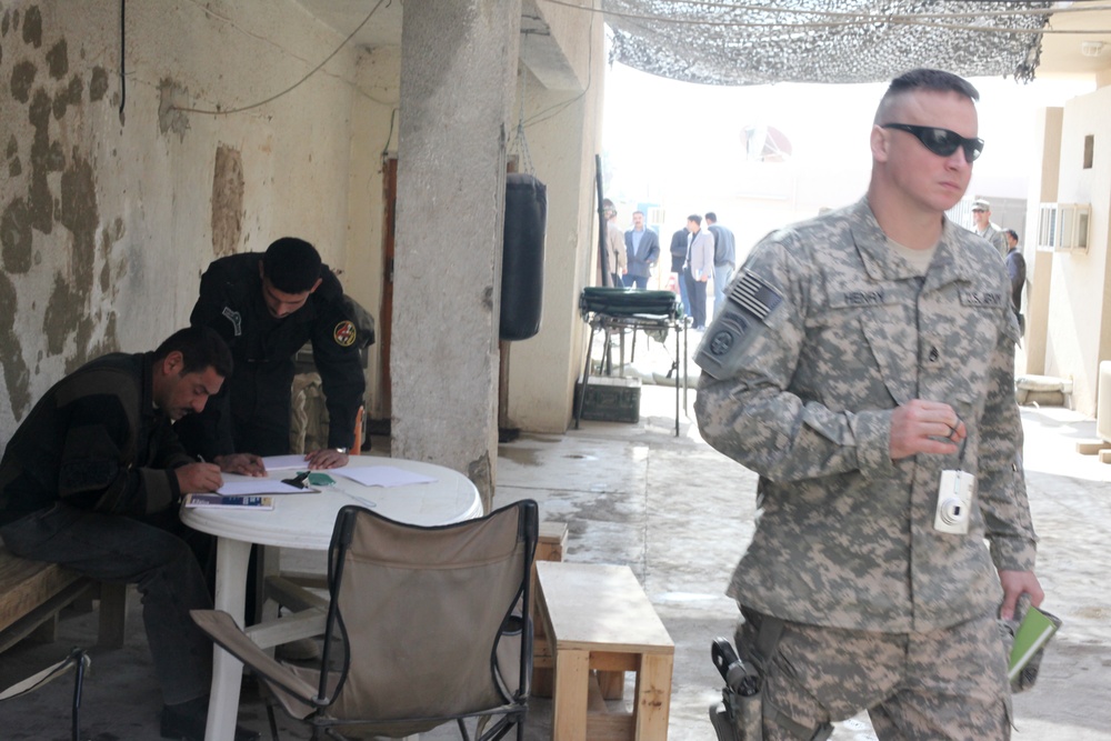 Iraqi police training