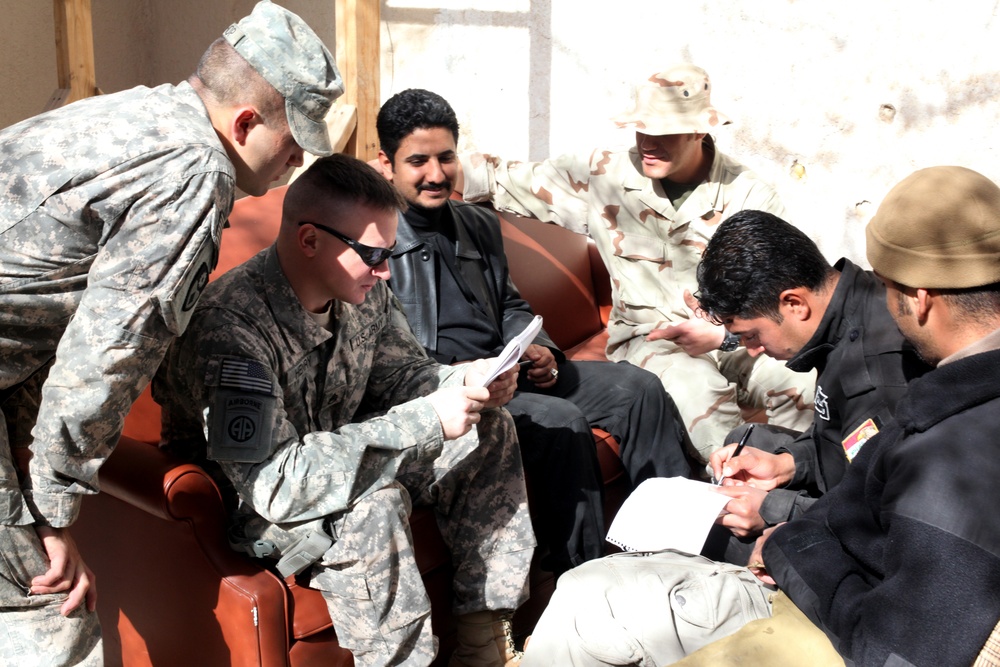 Iraqi police training